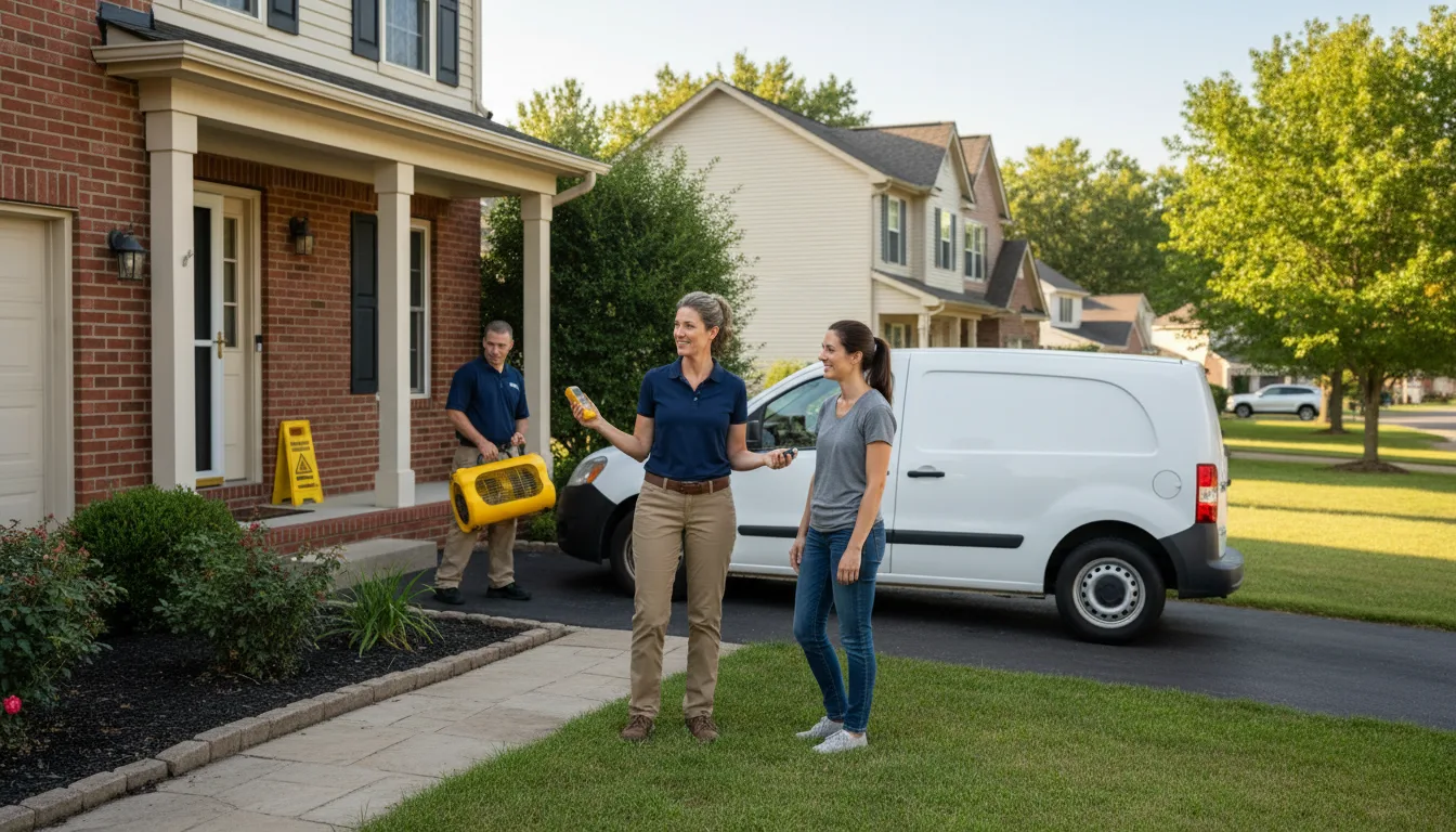 Water restoration image for Home Water Damage Repair in Pleasant City, OH